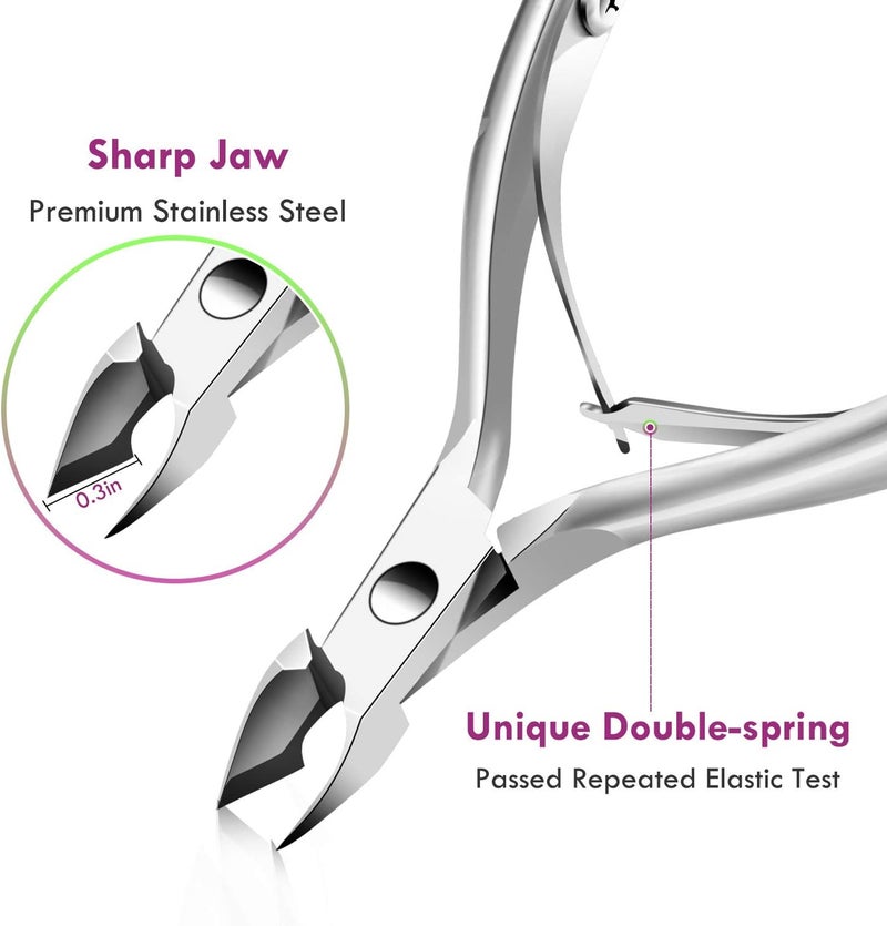 XUNXMAS Professional Cuticle Trimmer and Remover Set - Image 2
